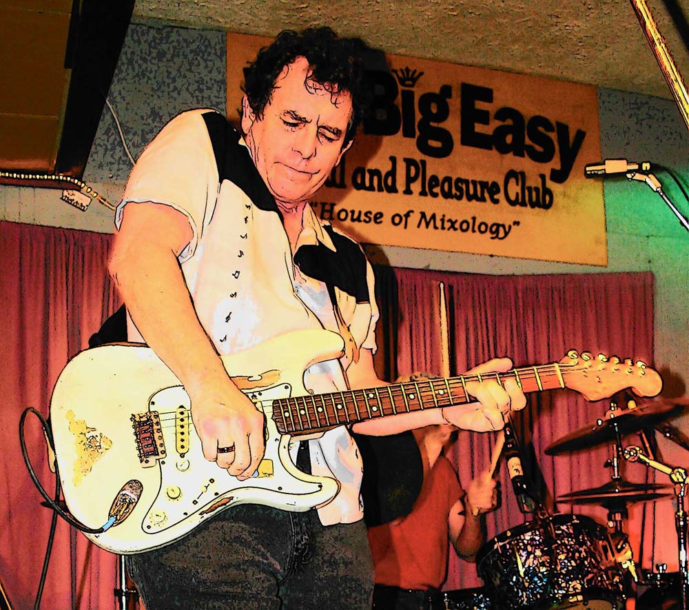 Bobby Mack in rotoscope at The Big Easy in Houston, February 13, 2010